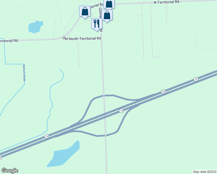 map of restaurants, bars, coffee shops, grocery stores, and more near 5690 Gotfredson Road in Plymouth