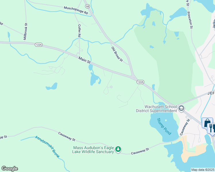 map of restaurants, bars, coffee shops, grocery stores, and more near 41 Country Hill Road in Holden