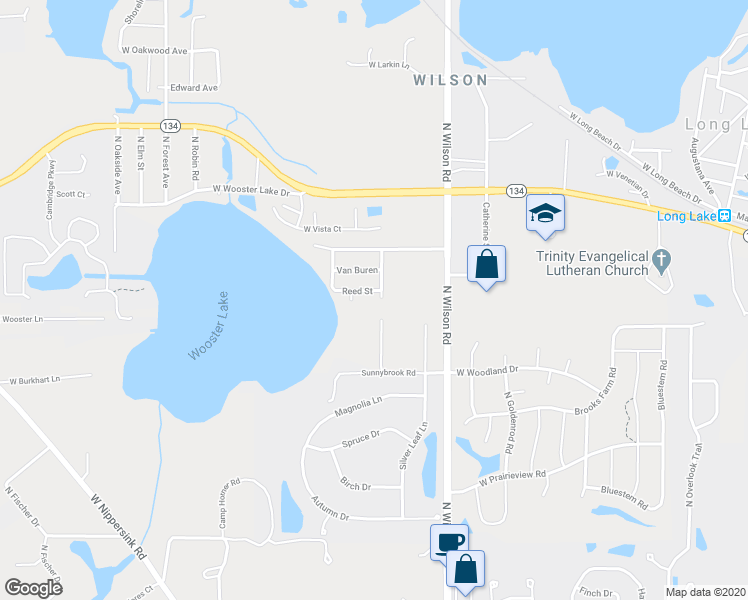 map of restaurants, bars, coffee shops, grocery stores, and more near 26377 West Vista Court in Ingleside