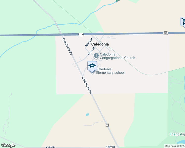 map of restaurants, bars, coffee shops, grocery stores, and more near 2311 Randolph Street in Caledonia