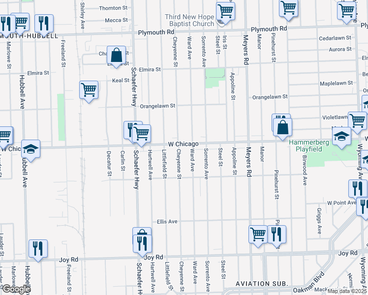 13137 West Chicago, Detroit MI Walk Score