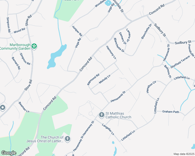 map of restaurants, bars, coffee shops, grocery stores, and more near 94 Raymond Road in Marlborough