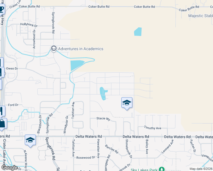 map of restaurants, bars, coffee shops, grocery stores, and more near 3546 Durst Street in Medford