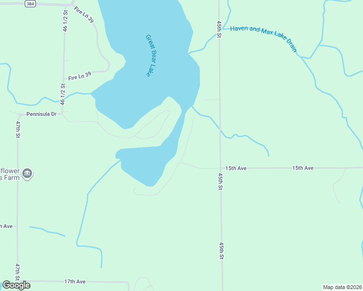 map of restaurants, bars, coffee shops, grocery stores, and more near 45344 15th Avenue in Bloomingdale