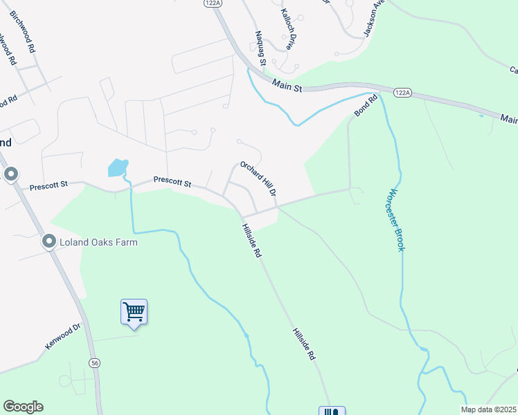 map of restaurants, bars, coffee shops, grocery stores, and more near 2 Rolling Ridge Road in Rutland