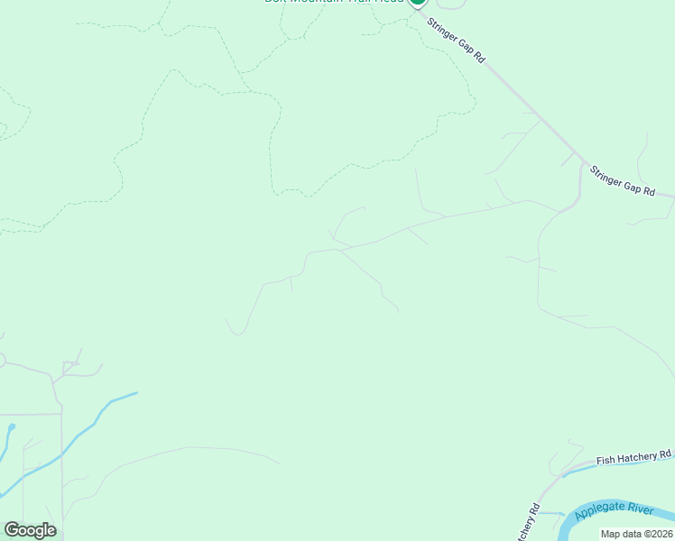 map of restaurants, bars, coffee shops, grocery stores, and more near 550 Bolt Mountain Road in Grants Pass