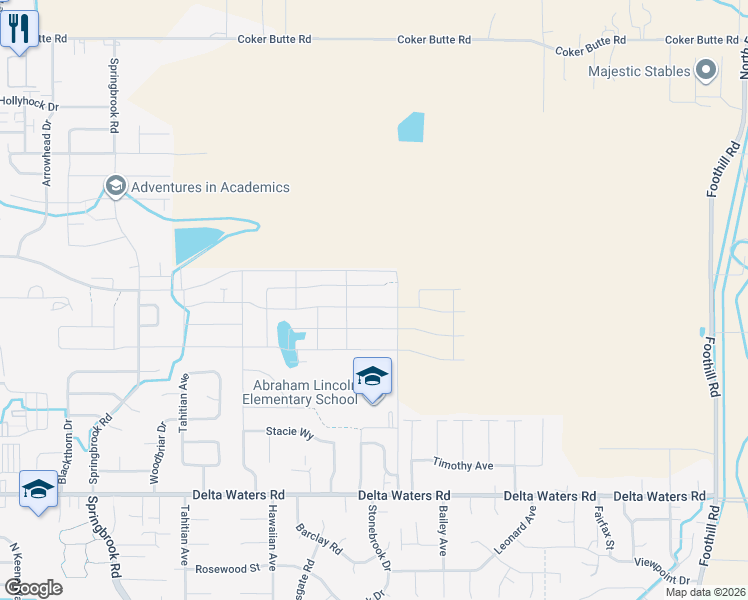 map of restaurants, bars, coffee shops, grocery stores, and more near 3202 Cheltenham Way in Medford