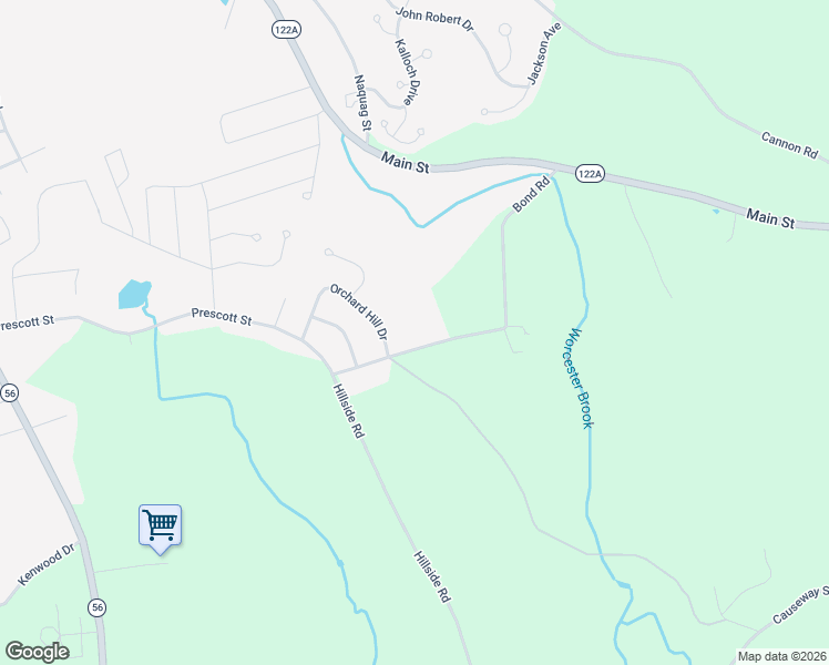 map of restaurants, bars, coffee shops, grocery stores, and more near 27 Orchard Hill Drive in Rutland