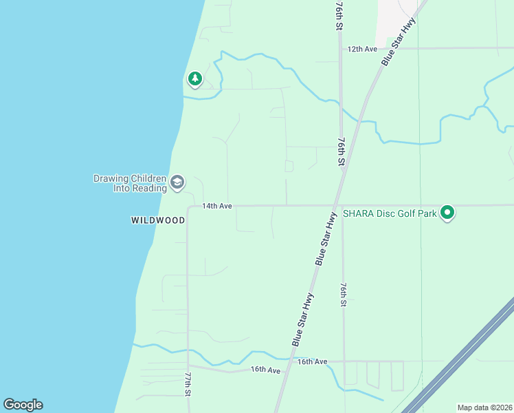 map of restaurants, bars, coffee shops, grocery stores, and more near 76620 14th Avenue in South Haven