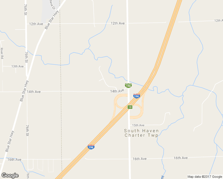 map of restaurants, bars, coffee shops, grocery stores, and more near 13748 Deer Creek Drive in South Haven