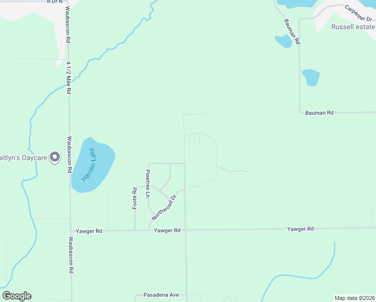 map of restaurants, bars, coffee shops, grocery stores, and more near 20310 Hubbard Street in Battle Creek