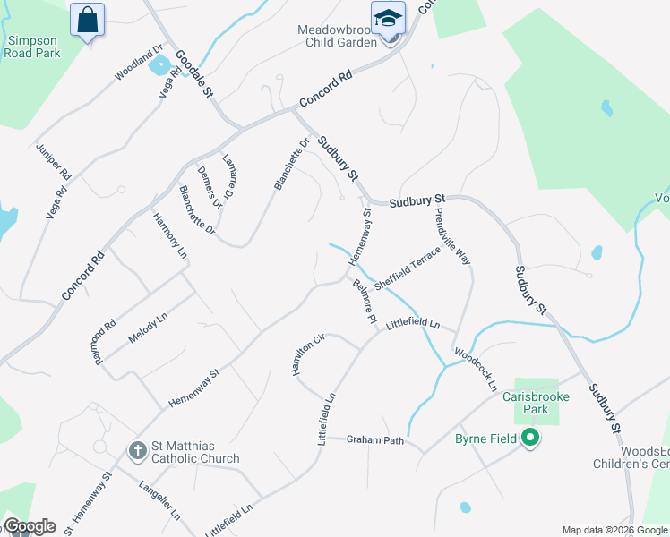 map of restaurants, bars, coffee shops, grocery stores, and more near 29 Draper Circle in Marlborough