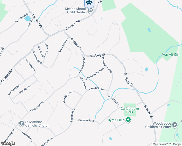 map of restaurants, bars, coffee shops, grocery stores, and more near 48 Sheffield Terrace in Marlborough