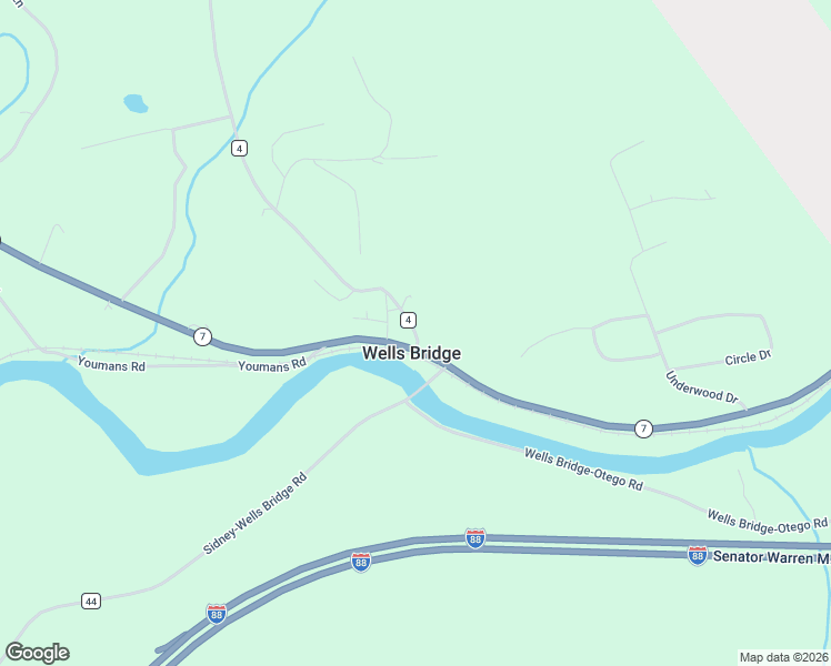 map of restaurants, bars, coffee shops, grocery stores, and more near in Wells Bridge