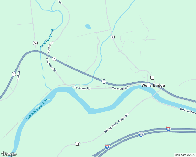 map of restaurants, bars, coffee shops, grocery stores, and more near 2349 Highway 7 in Wells Bridge