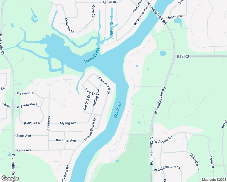 map of restaurants, bars, coffee shops, grocery stores, and more near 2822 Shorewood Drive in McHenry