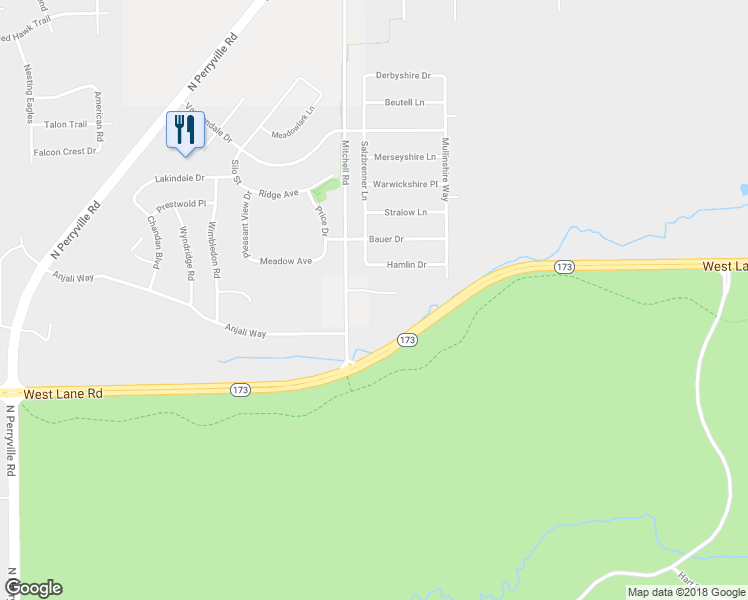 map of restaurants, bars, coffee shops, grocery stores, and more near 2031 Westwick Circle in Machesney Park