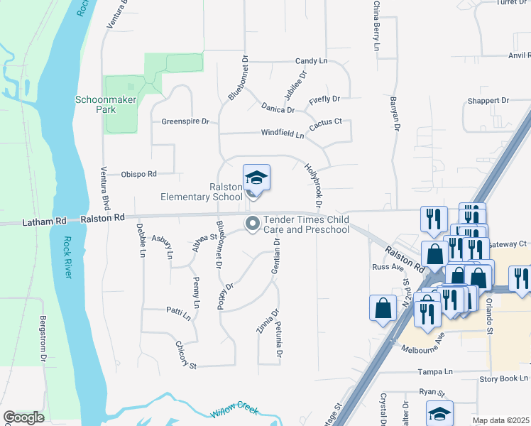 Ralston Road, Machesney Park IL Walk Score