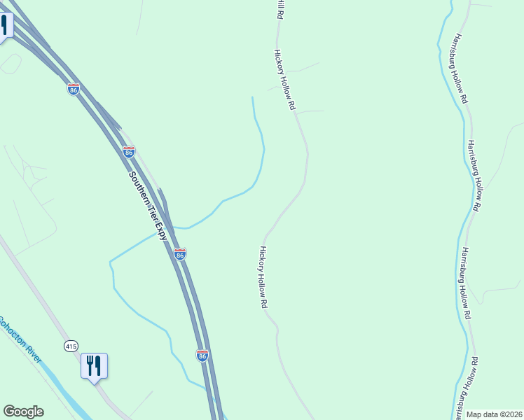 map of restaurants, bars, coffee shops, grocery stores, and more near 7645 Hickory Hill Road in Bath