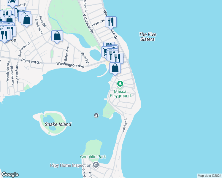 Shirley Street, Winthrop Town MA Walk Score