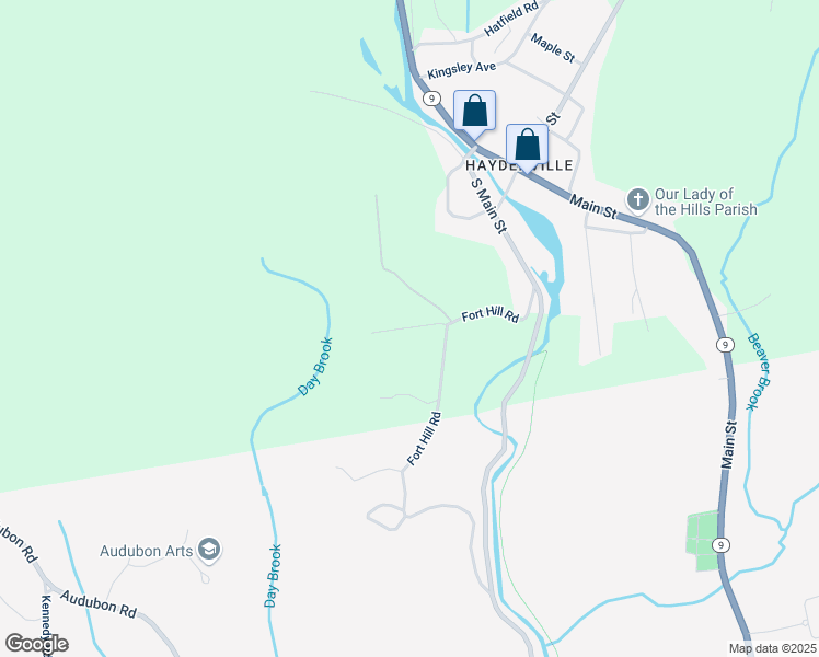 map of restaurants, bars, coffee shops, grocery stores, and more near 3 Deer Haven Drive in Williamsburg