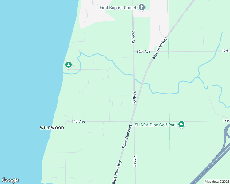 map of restaurants, bars, coffee shops, grocery stores, and more near 3 South Haven Street in South Haven
