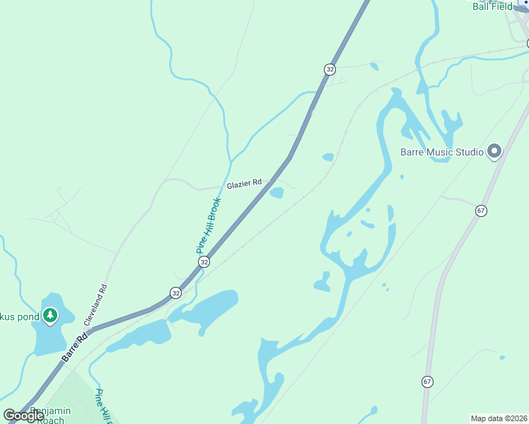 map of restaurants, bars, coffee shops, grocery stores, and more near 681 Wheelwright Road in Barre