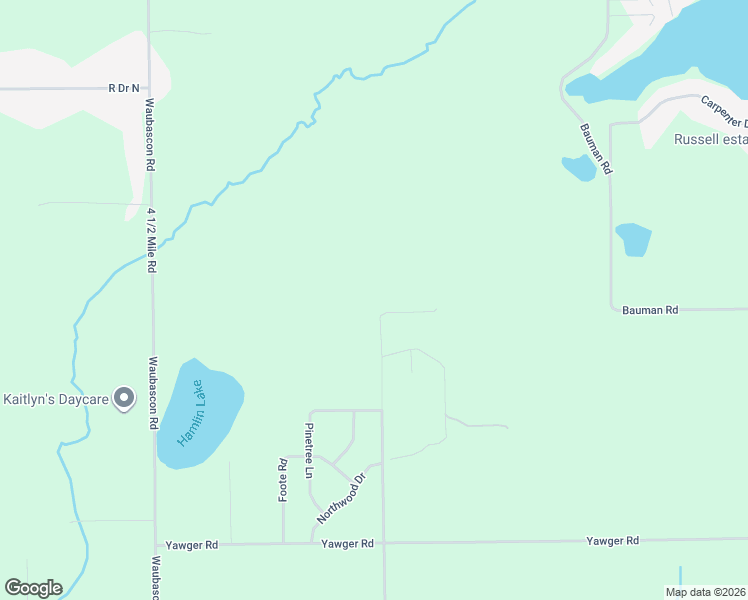 map of restaurants, bars, coffee shops, grocery stores, and more near 20465 Hubbard Street in Battle Creek