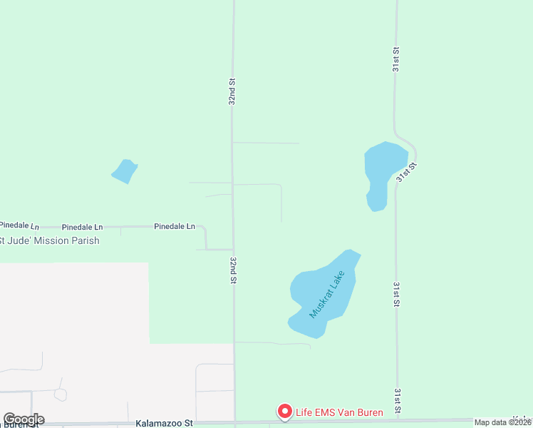 map of restaurants, bars, coffee shops, grocery stores, and more near 12975 32nd Street in Gobles