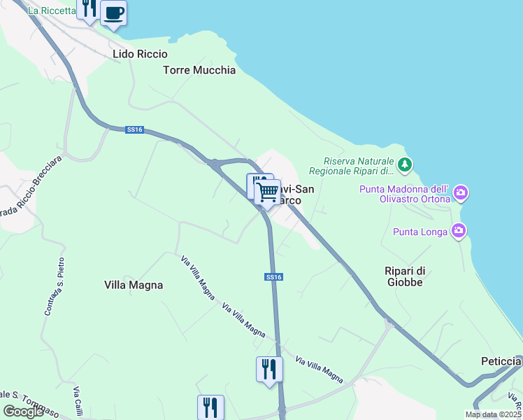map of restaurants, bars, coffee shops, grocery stores, and more near in 