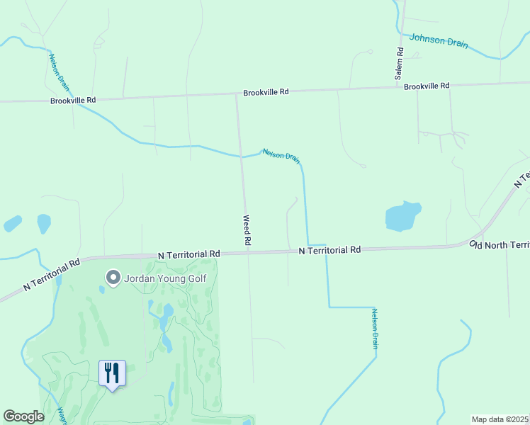 map of restaurants, bars, coffee shops, grocery stores, and more near 6168 Weed Road in Plymouth