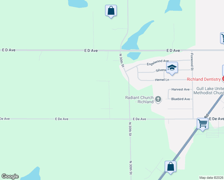map of restaurants, bars, coffee shops, grocery stores, and more near 7710 Cottonwood in Richland