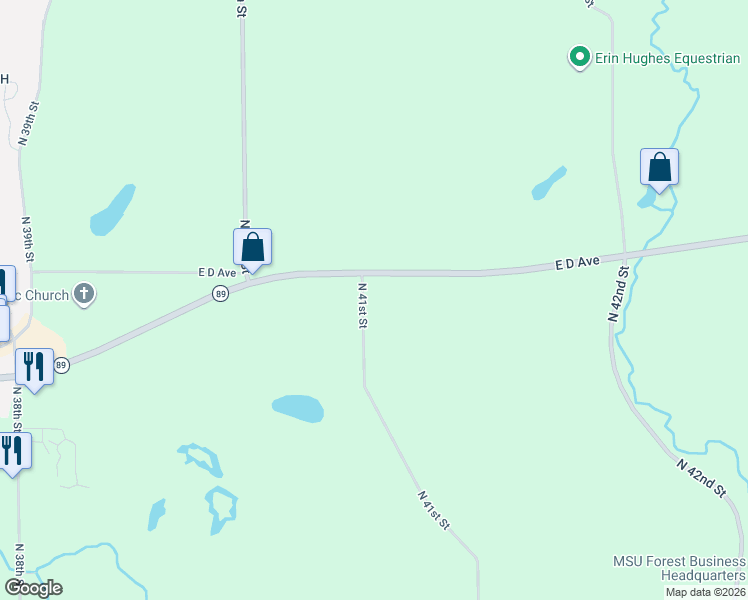 map of restaurants, bars, coffee shops, grocery stores, and more near 7708 North 41st Street in Augusta