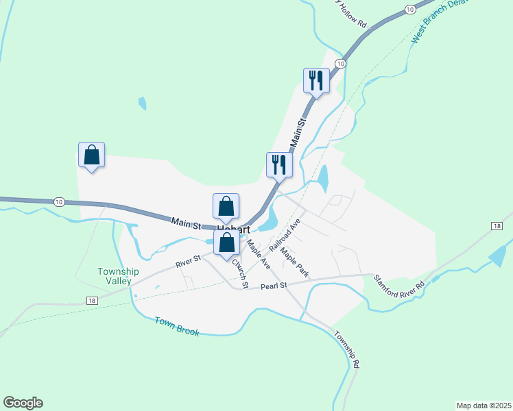map of restaurants, bars, coffee shops, grocery stores, and more near 664 Main Street in Hobart