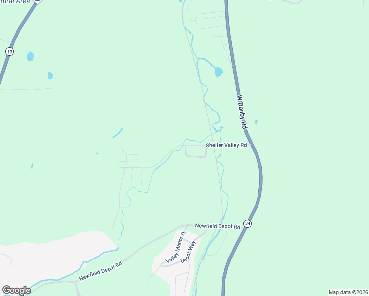 map of restaurants, bars, coffee shops, grocery stores, and more near 57 Shelter Valley Road in Tompkins County