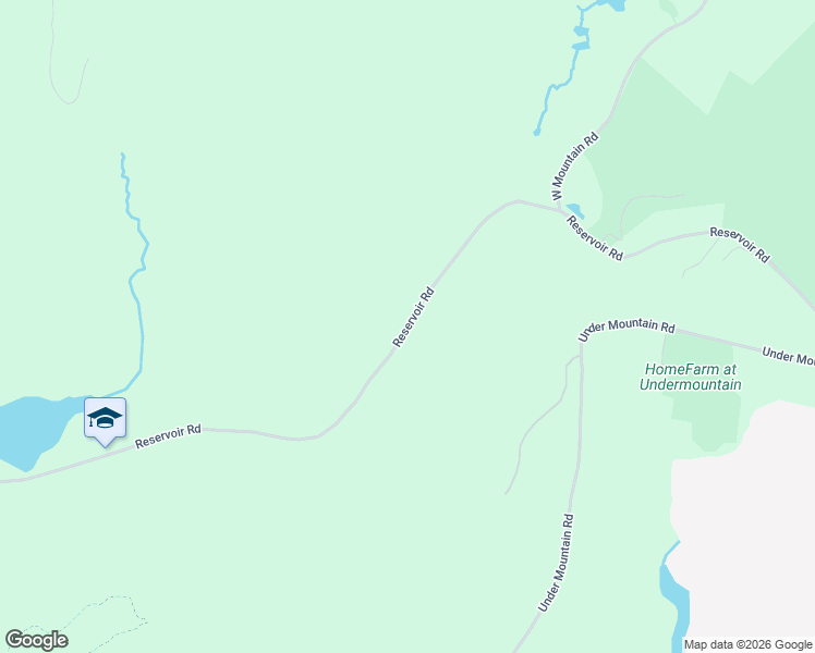 map of restaurants, bars, coffee shops, grocery stores, and more near Reservoir Road in Lenox