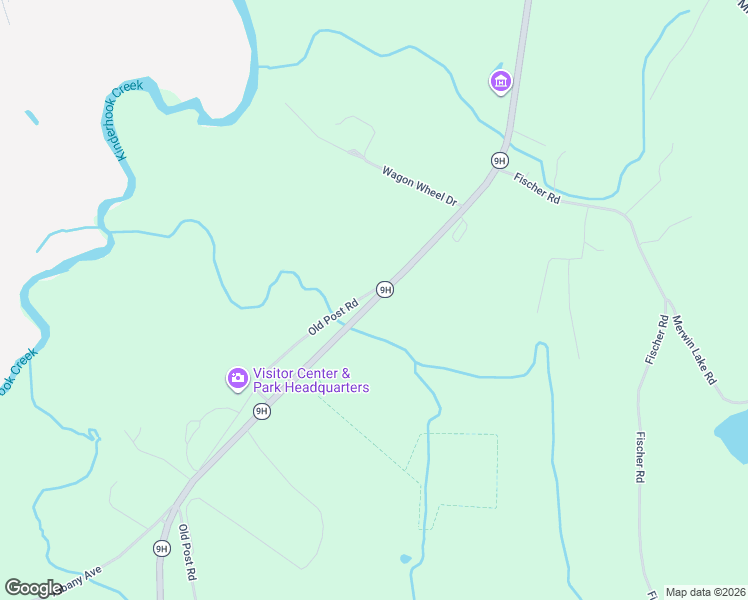 map of restaurants, bars, coffee shops, grocery stores, and more near Highway 9H in Kinderhook