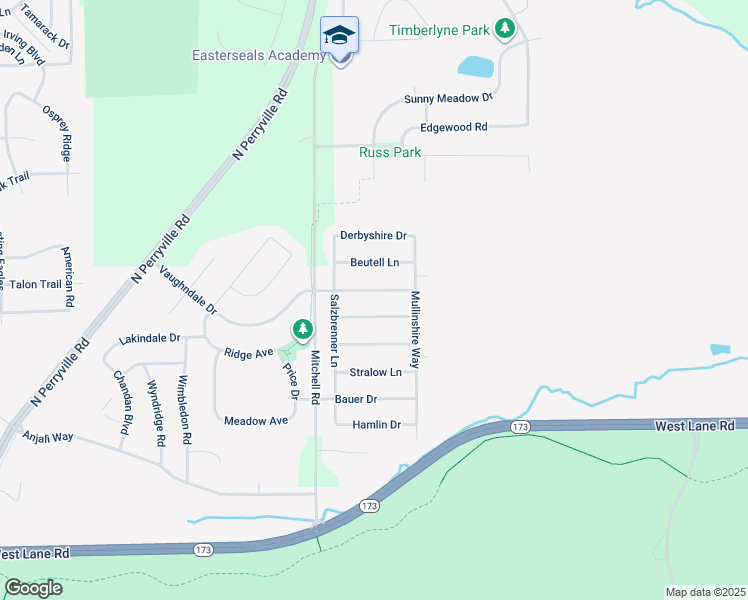 map of restaurants, bars, coffee shops, grocery stores, and more near 3066 Merseyshire Lane in Machesney Park