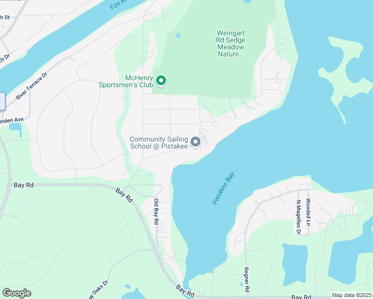 map of restaurants, bars, coffee shops, grocery stores, and more near 1110 Acre Lane in Johnsburg