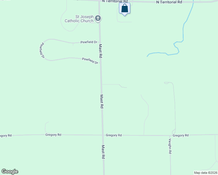 map of restaurants, bars, coffee shops, grocery stores, and more near 6336 Mast Road in Dexter