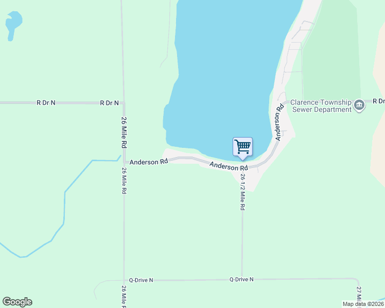 map of restaurants, bars, coffee shops, grocery stores, and more near 4621 Anderson Road in Albion