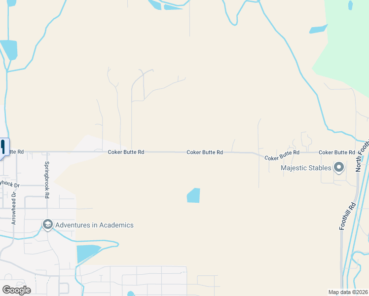 map of restaurants, bars, coffee shops, grocery stores, and more near 2477 Coker Butte Road in Medford