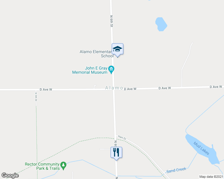 map of restaurants, bars, coffee shops, grocery stores, and more near 8011 West D Avenue in Kalamazoo