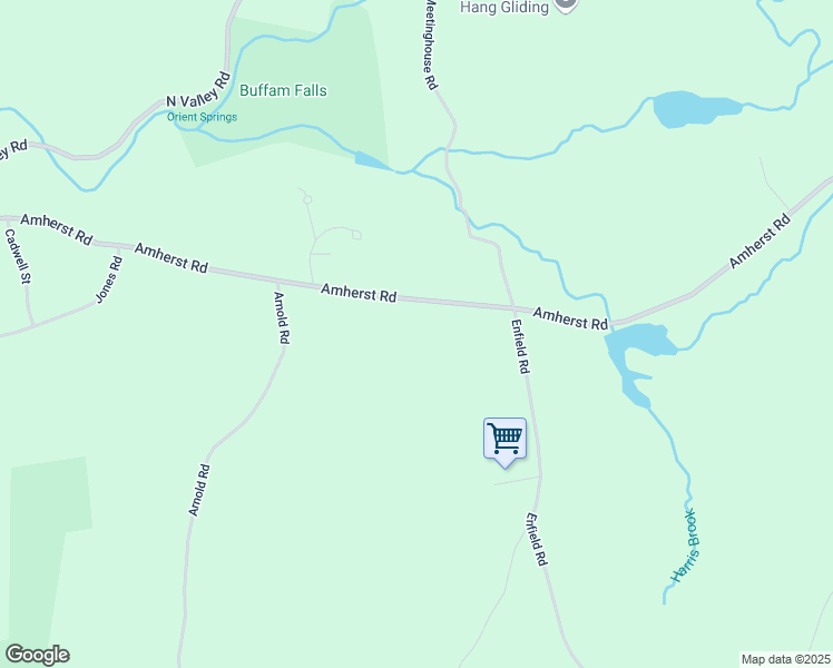 map of restaurants, bars, coffee shops, grocery stores, and more near 121 Amherst Road in Pelham