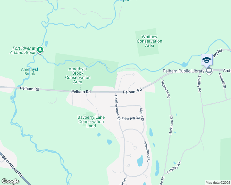 map of restaurants, bars, coffee shops, grocery stores, and more near 58 Allen Mill Rd in Amherst