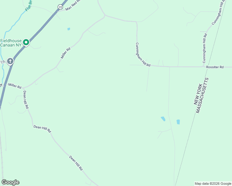 map of restaurants, bars, coffee shops, grocery stores, and more near 3 Miller Road in Canaan