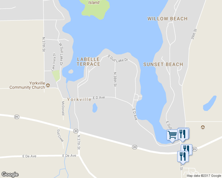 map of restaurants, bars, coffee shops, grocery stores, and more near 8093 Yorkville Lane in Richland