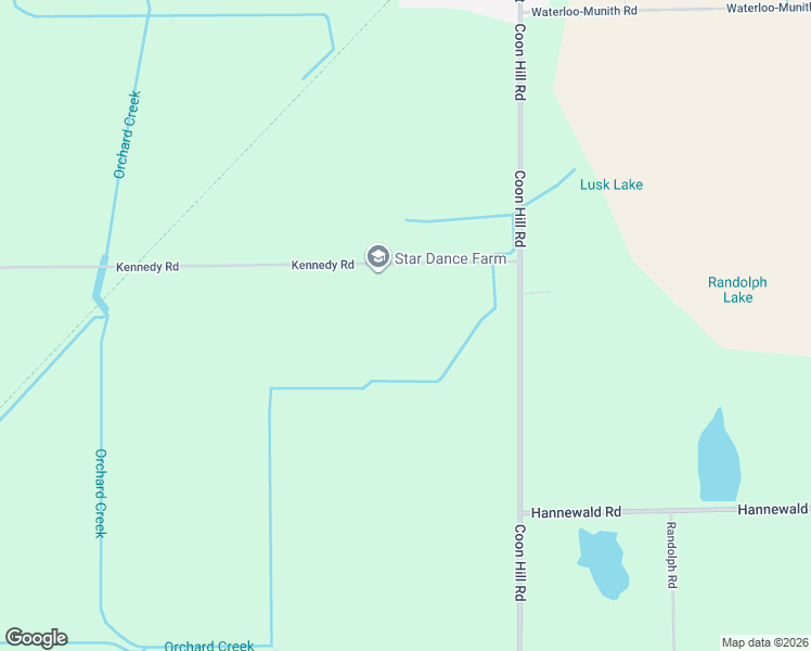 map of restaurants, bars, coffee shops, grocery stores, and more near 9835 Kennedy Road in Munith