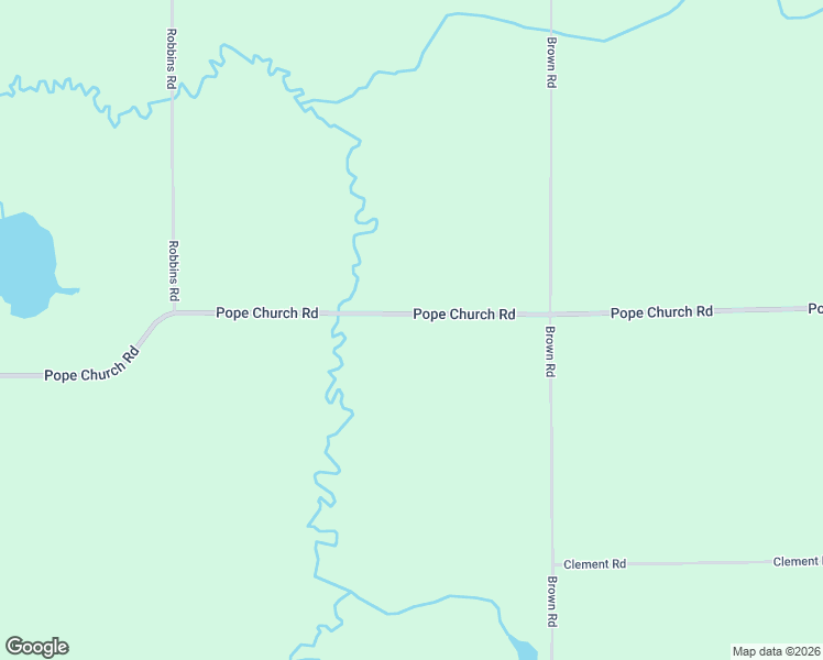 map of restaurants, bars, coffee shops, grocery stores, and more near 12261 Pope Church Road in Springport