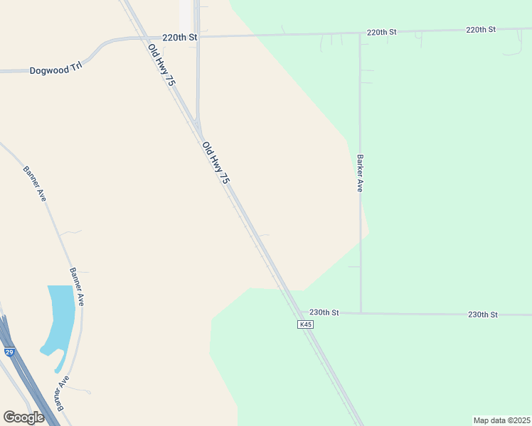 map of restaurants, bars, coffee shops, grocery stores, and more near 2248 Old Highway 75 in Sergeant Bluff